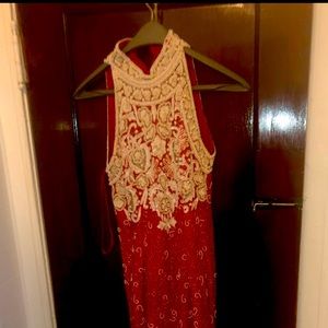 Formal beaded res dress